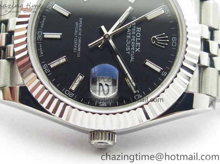 MiroTime 0218 SmartChoice DateJust II 40mm BP Maker Best Edition Black Dial On New Version Jubilee Bracelet A 3538